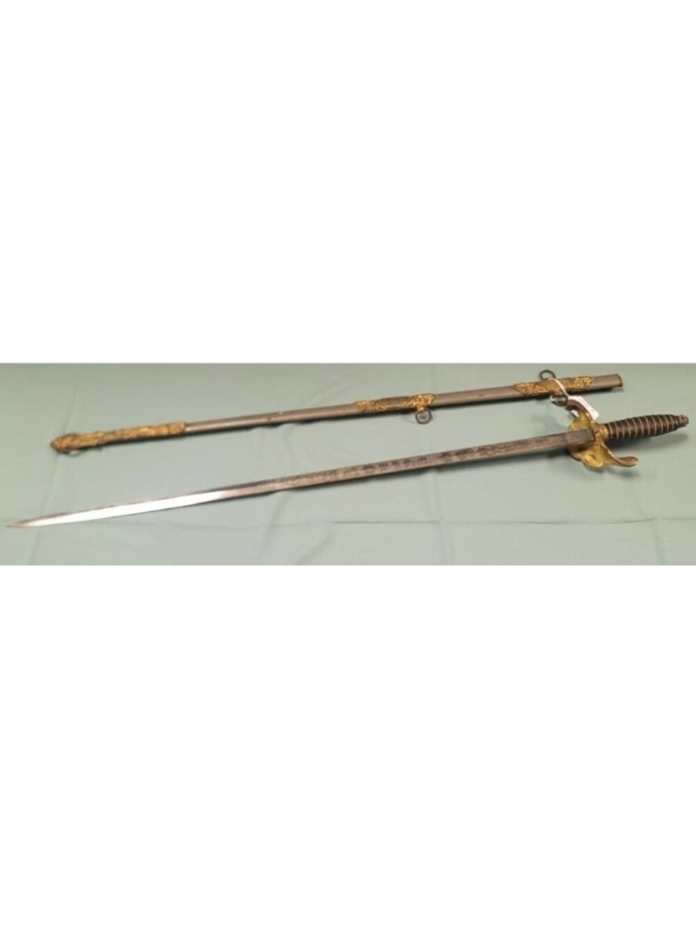 ANTIQUE 1800s Knights of Pythias Ceremonial Sword M.C. Lilley & Co W.A. Swift